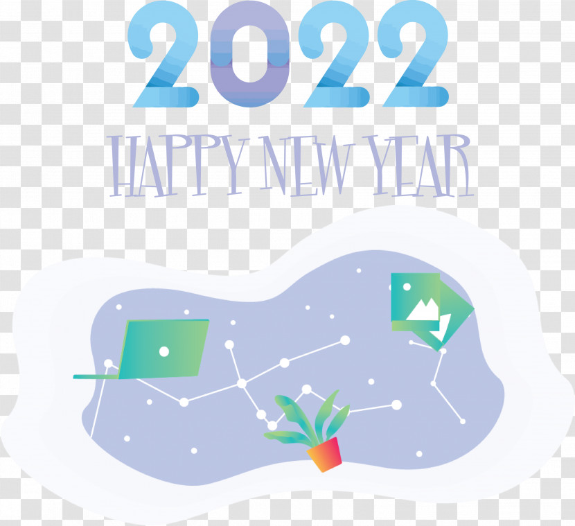 2022 New Year 2022 Happy New Year 2022 Transparent PNG