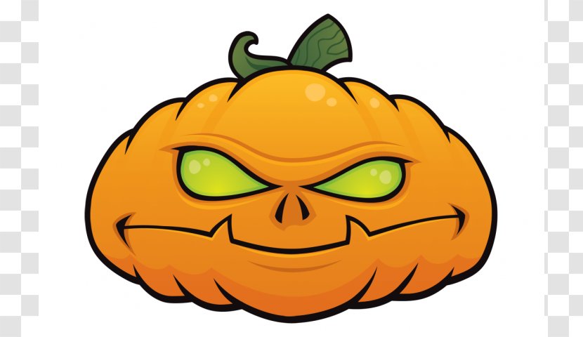 Pumpkin Monster Jack-o'-lantern - Calabaza - Mean Cliparts Transparent PNG
