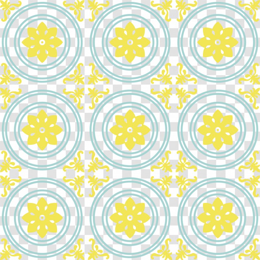 Yellow Flower Background - Point - Floral Design Transparent PNG