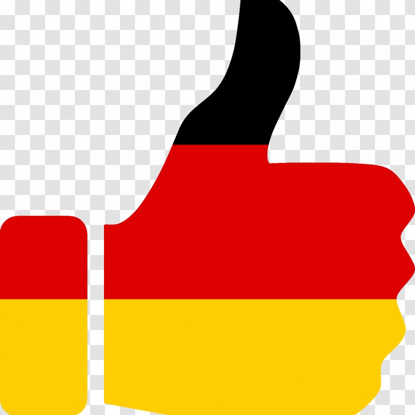 Flag Of Germany Thumb Signal Clip Art Transparent PNG