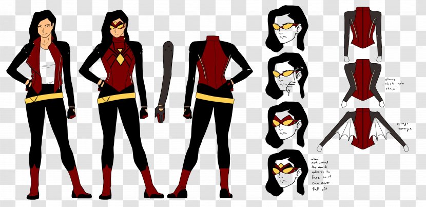 Spider-Woman Costume Design Batgirl Marvel Comics - Frame - Spider Woman Transparent PNG