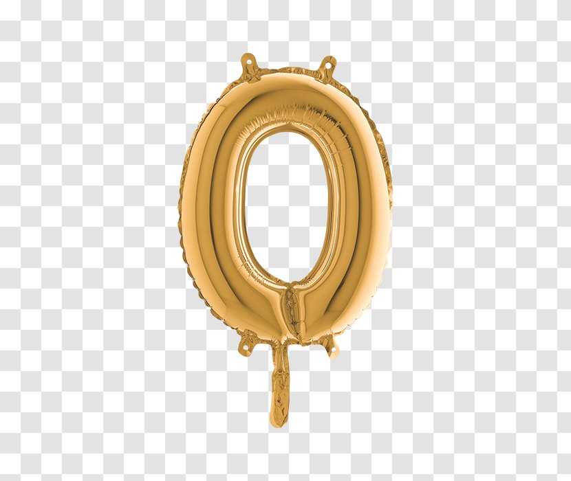 Toy Balloon Number Numerical Digit Gold - Letter Transparent PNG