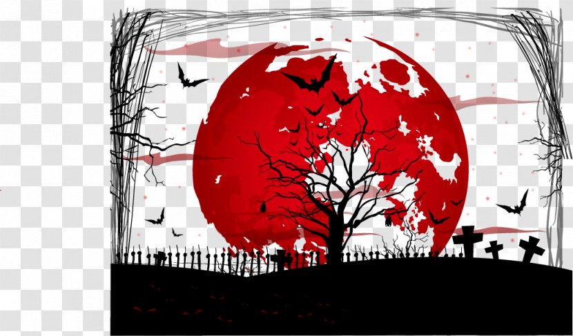 Halloween Horror Nights Vecteur - Cartoon - Vector Elements Scene Transparent PNG