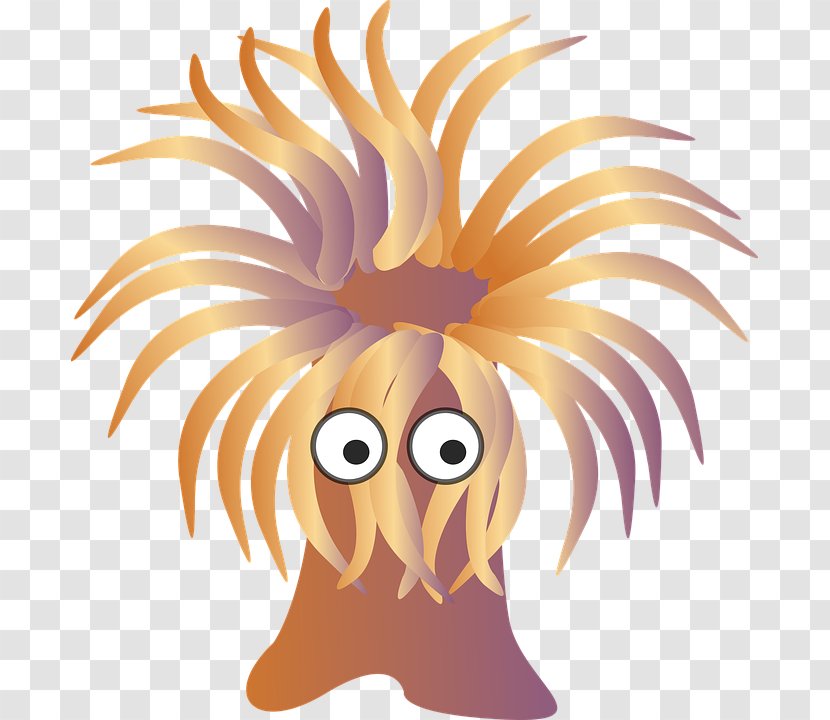 Sea Anemone Clip Art - Fictional Character Transparent PNG