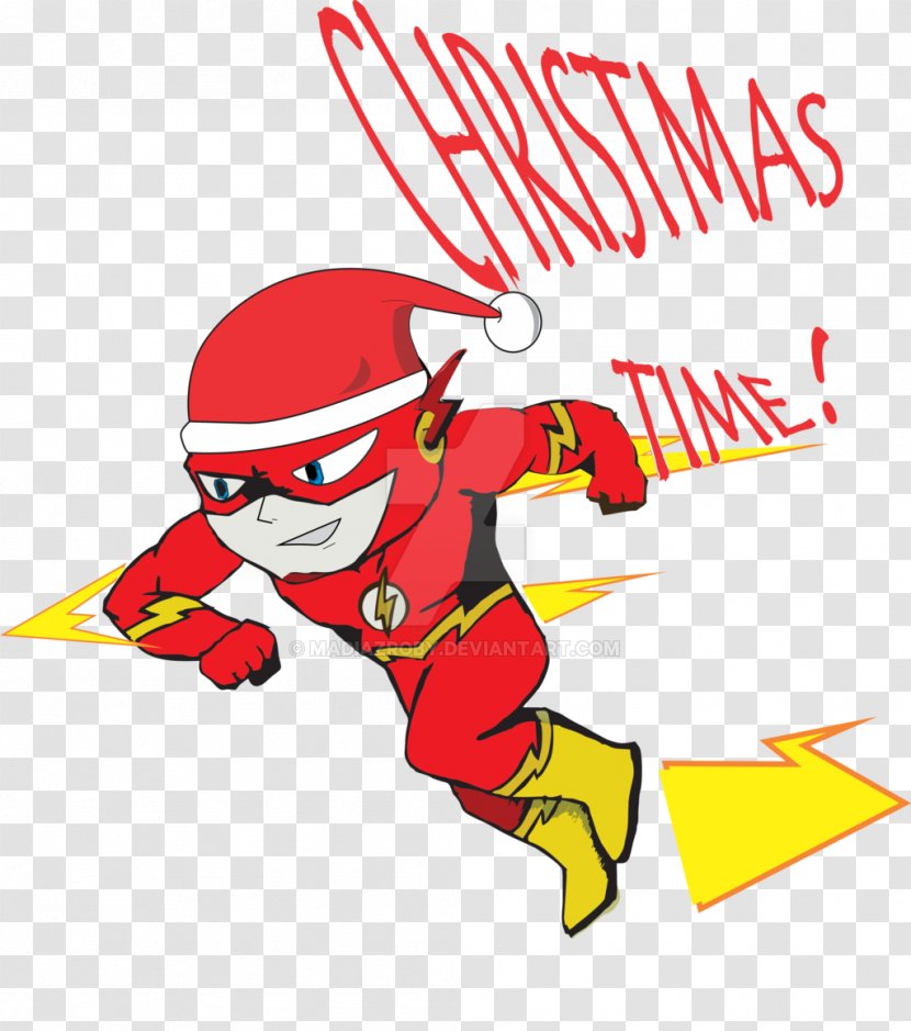 Flash Christmas Drawing Clip Art - Superhero Transparent PNG