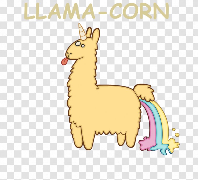 Llama Alpaca Image Illustration Drawing - Tail - Funny Signs Transparent PNG