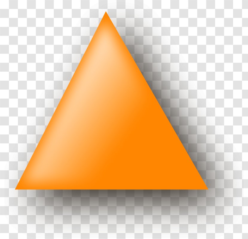 Golden Triangle Clip Art - Orange - Triangulo Transparent PNG