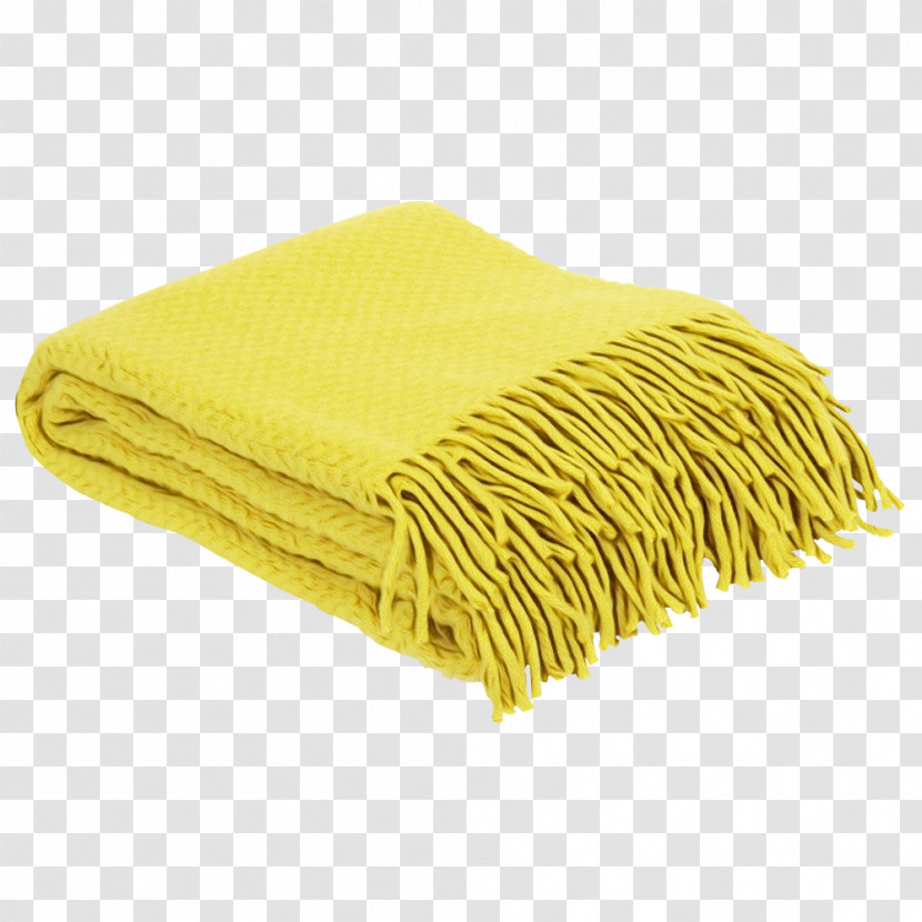 Wool Textile Yellow Transparent PNG