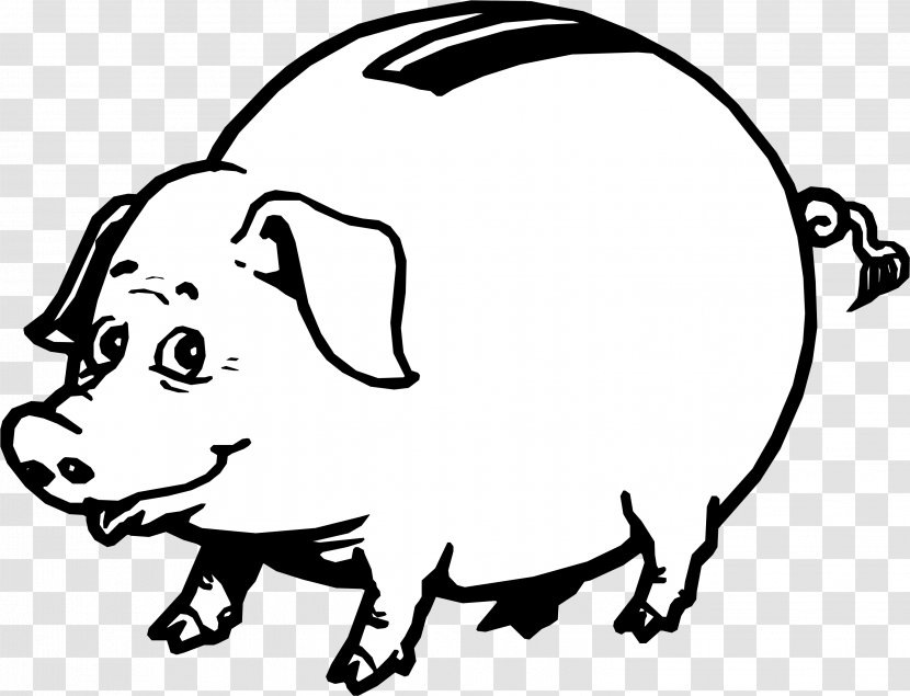 Money Piggy Bank Finance Domestic Pig - Bag Transparent PNG