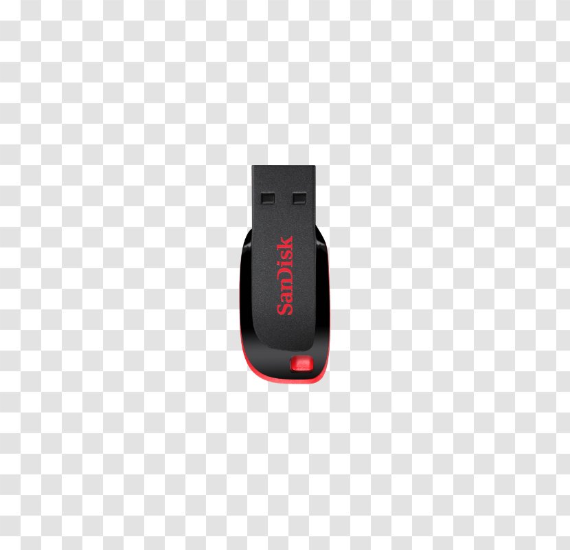 SanDisk Cruzer Blade USB 2.0 Flash Drives Computer Data Storage - Usb Transparent PNG