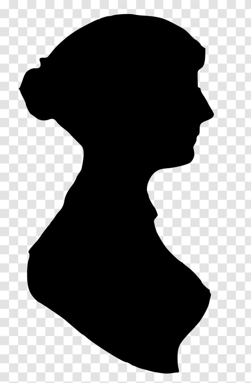 Book Silhouette - Art - Blackandwhite Chin Transparent PNG