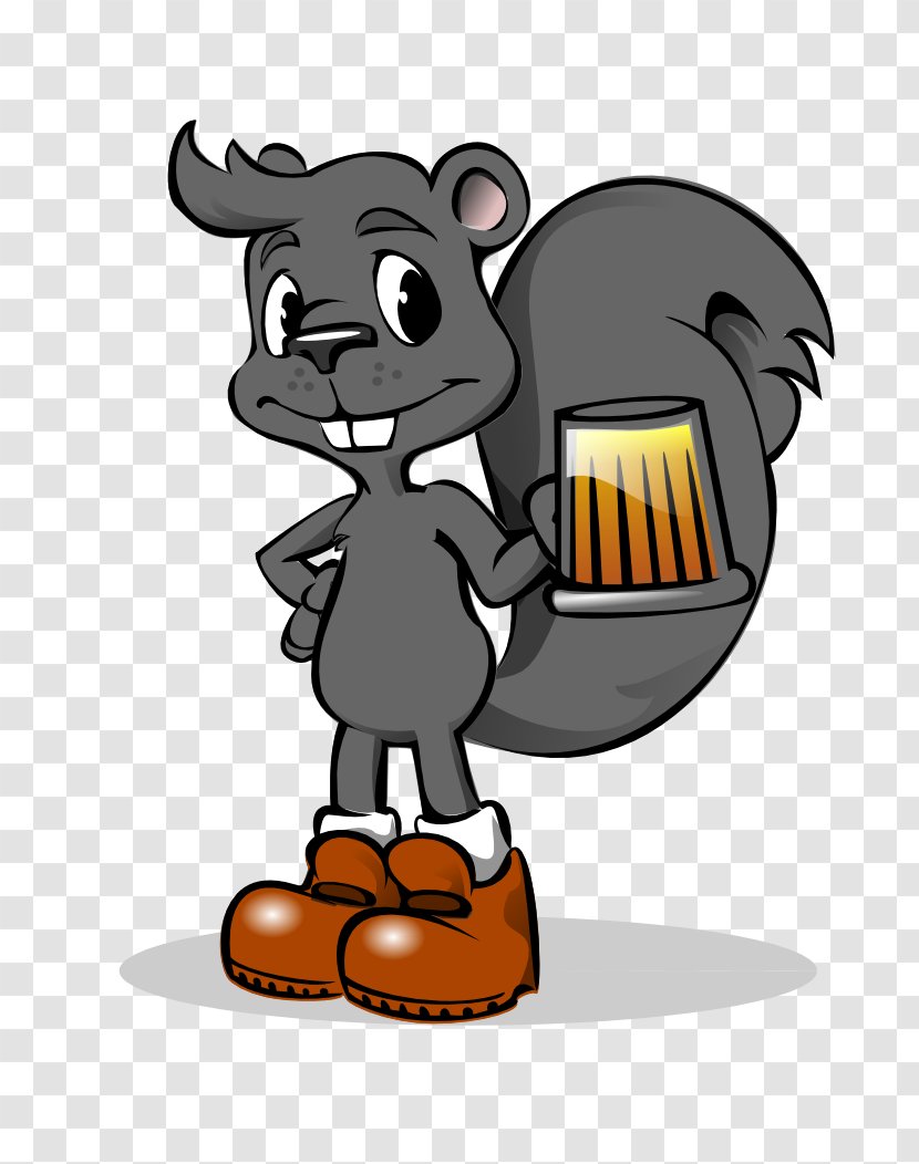 Canidae Rodent Cat Dog - Fictional Character - Holding A Beer Mug Transparent PNG