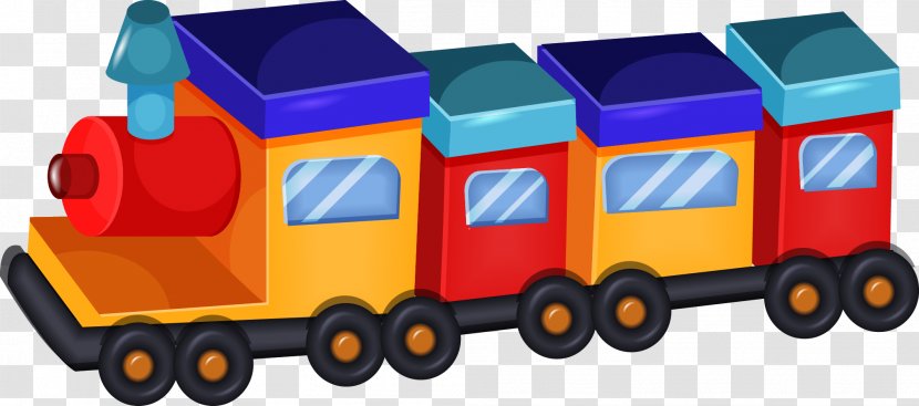 Toy Child Dessin Animxe9 - Designer - Vector Cartoon Train Transparent PNG