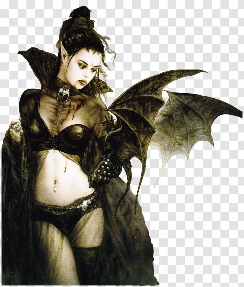 Vampire Female Dark Fantasy Subversive Beauty - Art - Luis Royo Transparent PNG