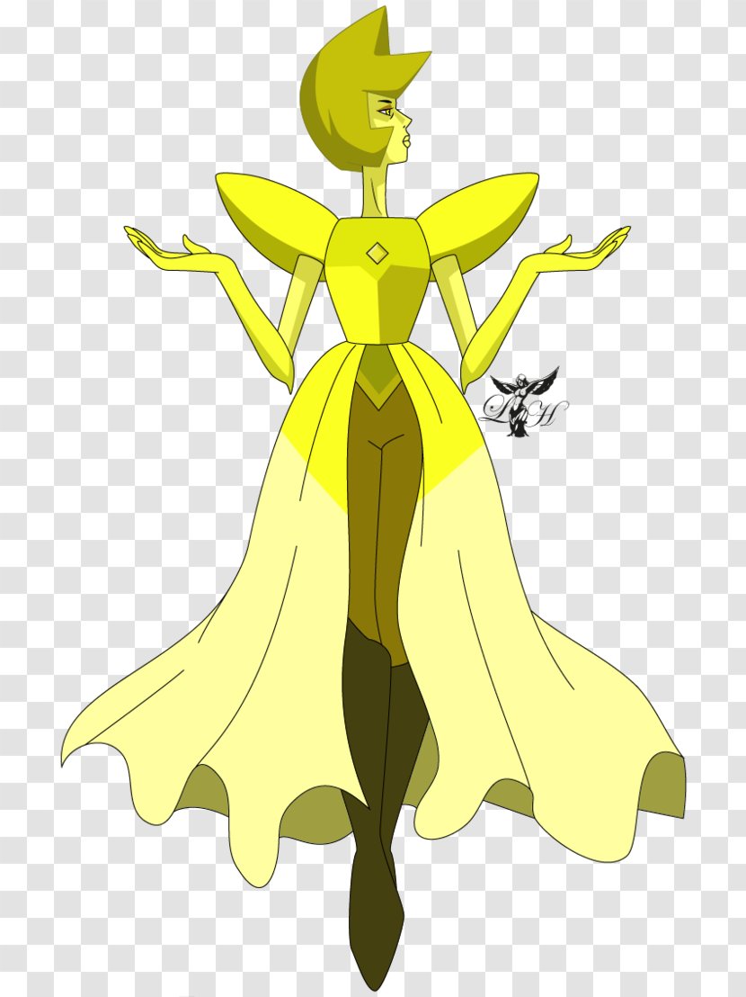 Steven Universe: Save The Light Diamond Color Gemstone - Art - Yellow Dancer Transparent PNG