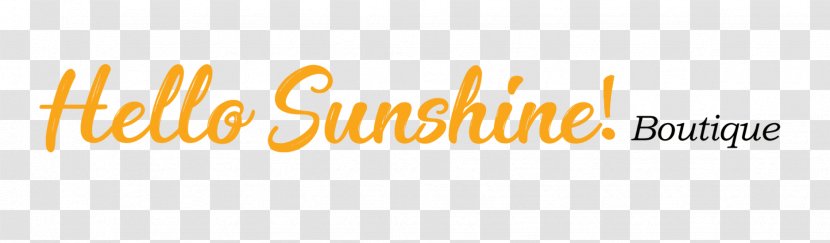 Logo Brand Product Design Font - Hello Sunshine Transparent PNG