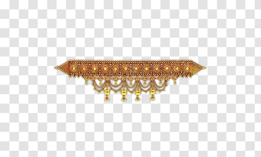 Jewellery - Gold Necklace Transparent PNG