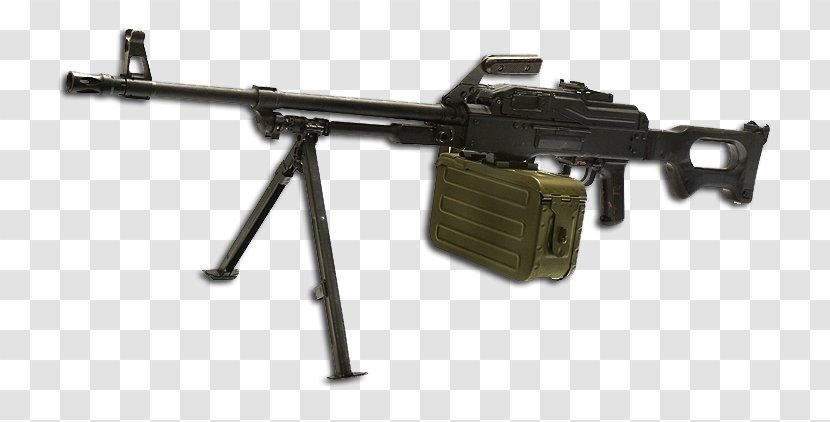 Light Machine Gun Weapon Firearm - Tree Transparent PNG