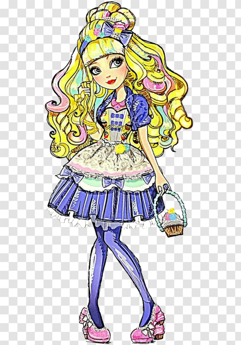 Ever After High Frankie Stein Blondie Doll Pin - Watercolor - Tree Transparent PNG