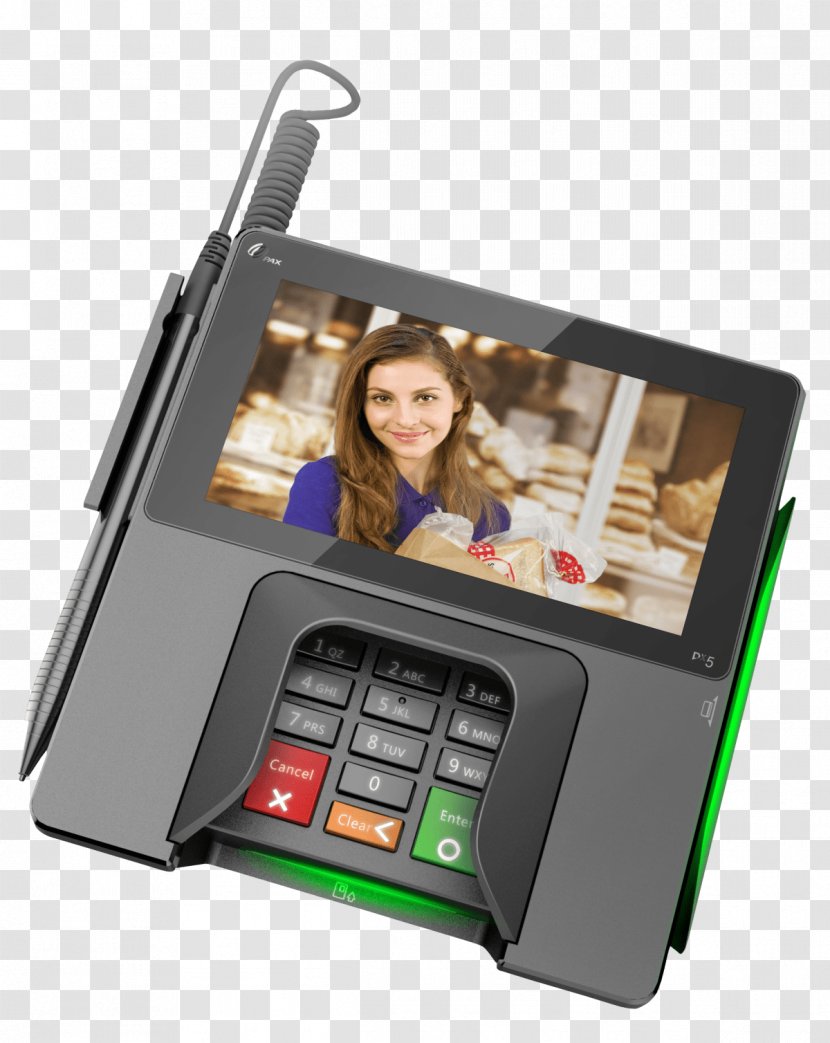 Computer Terminal Payment Retail Point Of Sale PIN Pad - Cash Register Transparent PNG