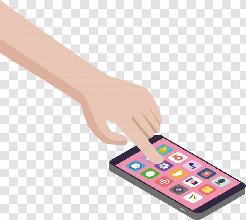 Smartphone Hand Transparent PNG