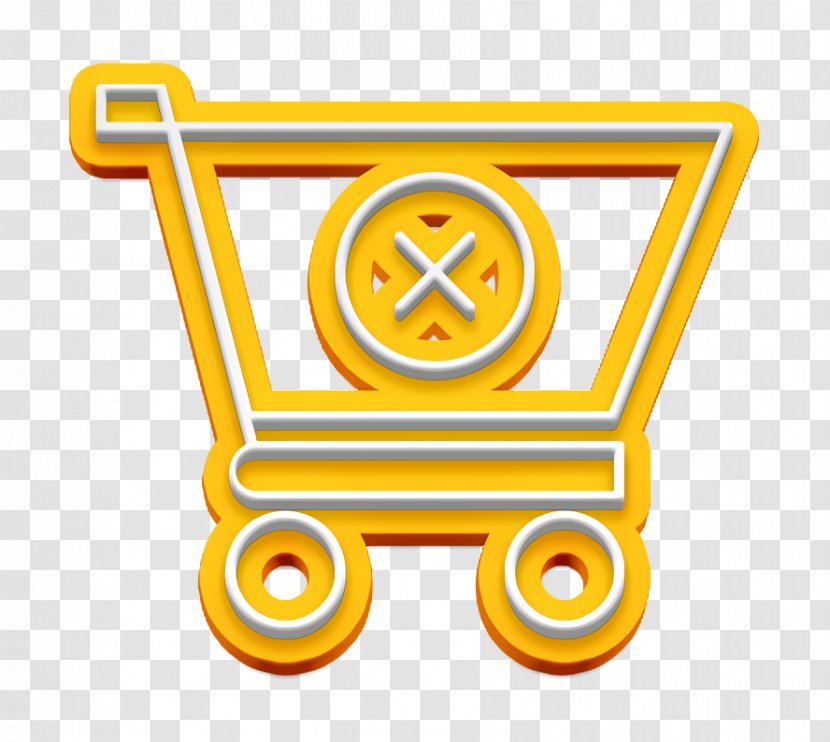 Cart Icon Clear Delete - Sticker - Logo Transparent PNG