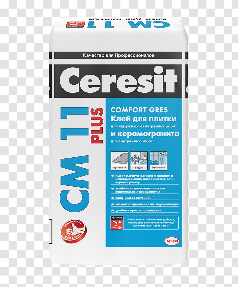 Adhesive Tile Ceresit Cement Building Materials - Henkel Logo Transparent PNG