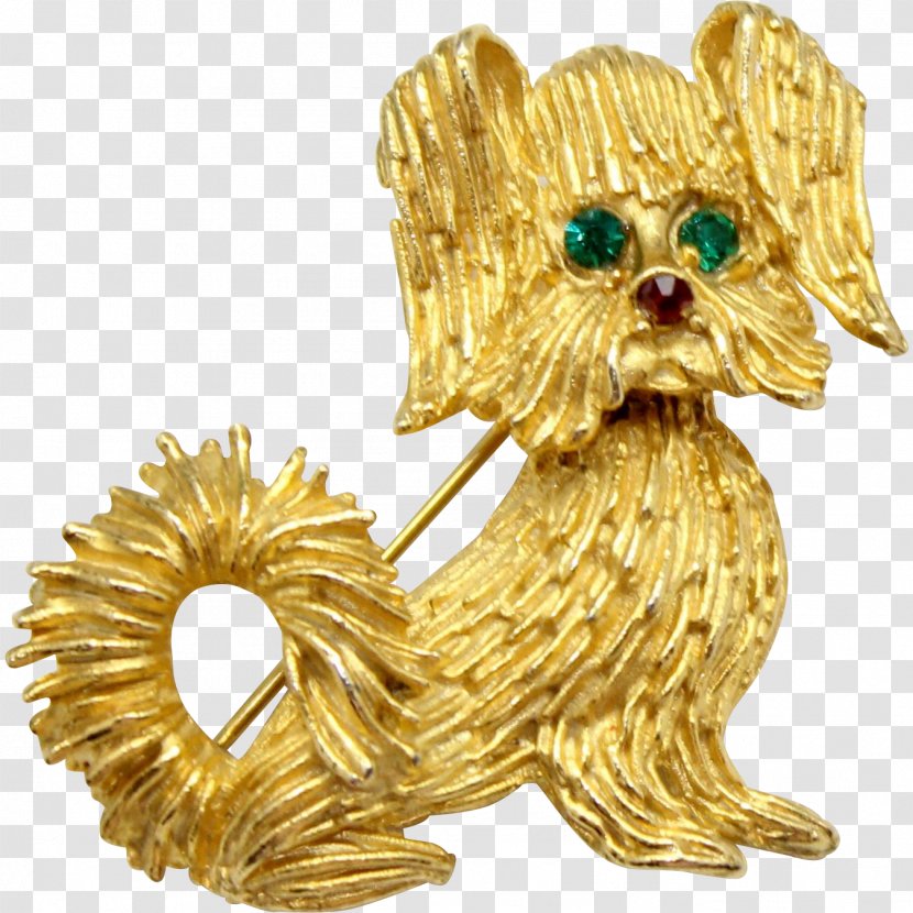 Dog Jewellery Gold Brooch Canidae - Poodle Transparent PNG