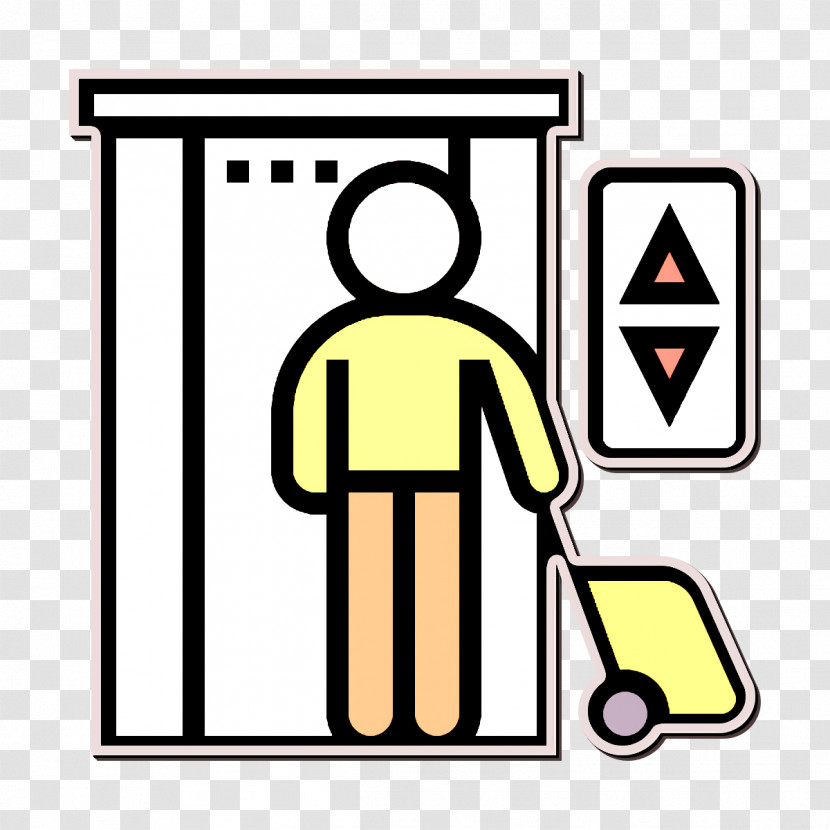 Elevator Icon Hotel Services Icon Lift Icon Transparent PNG