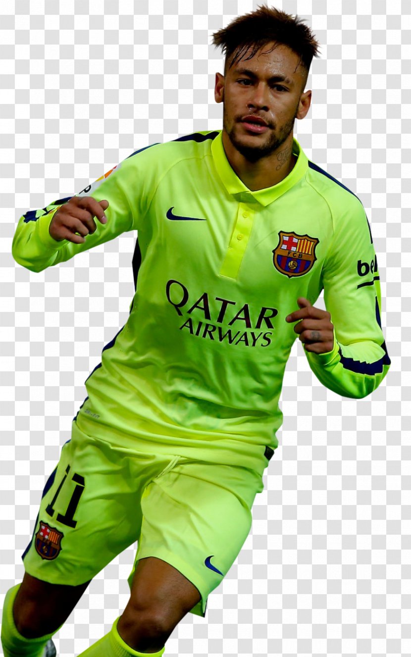 Football Player T-shirt Team Sport Clothing - Sleeve - Neymar Transparent PNG
