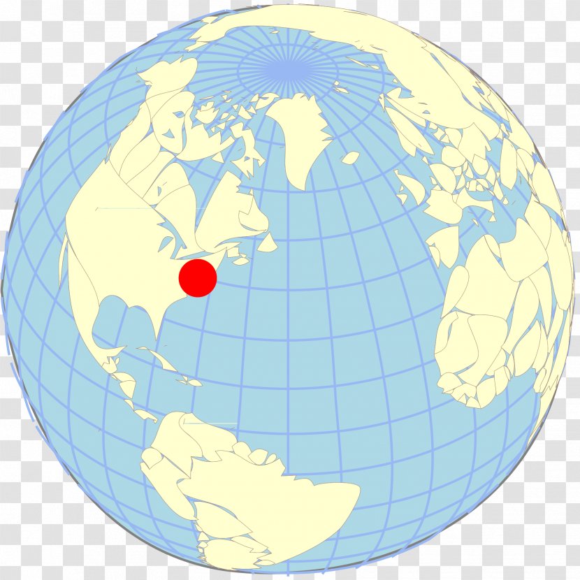 Globe World West New York Kill Van Kull Geography Of Jersey - Planet Transparent PNG
