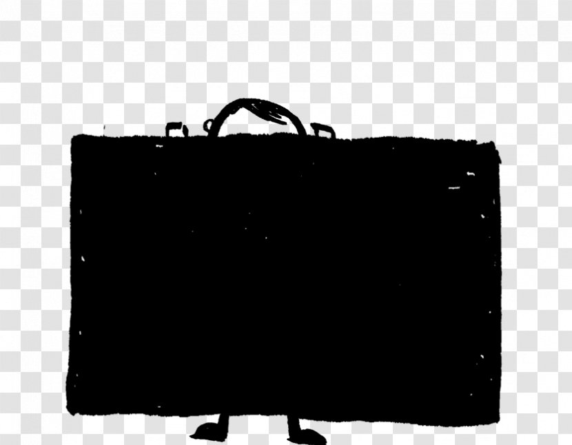 Suitcase Rectangle Font Black M - Handbag Transparent PNG