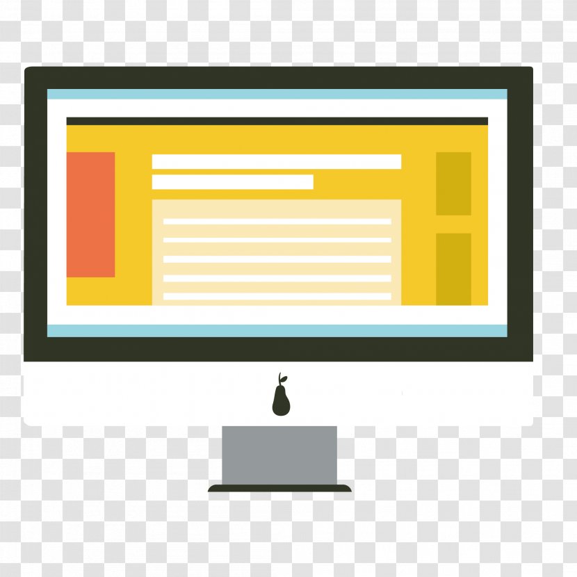 Computer Monitor Animation File - Advertising - Screen Transparent PNG