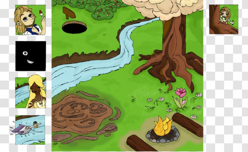 Game Illustration Biome Fauna Cartoon - Animal - Tree Transparent PNG