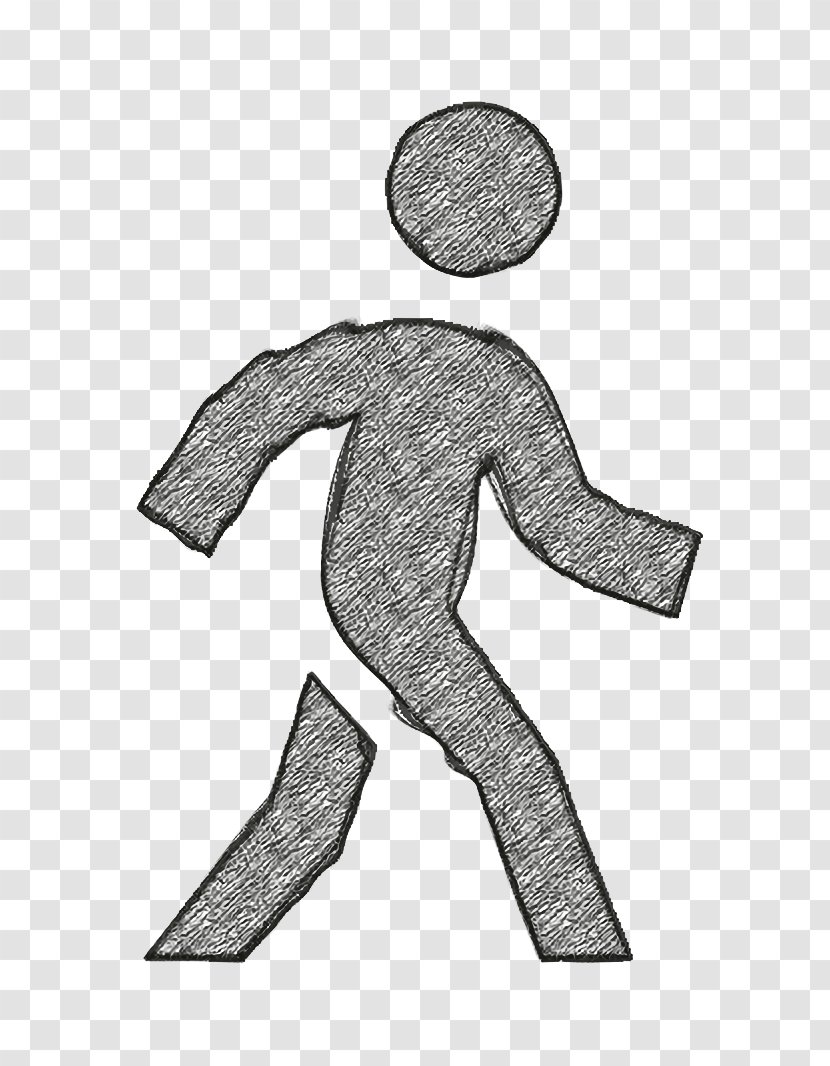 Sport Icon Walking - Hand - Line Art Transparent PNG