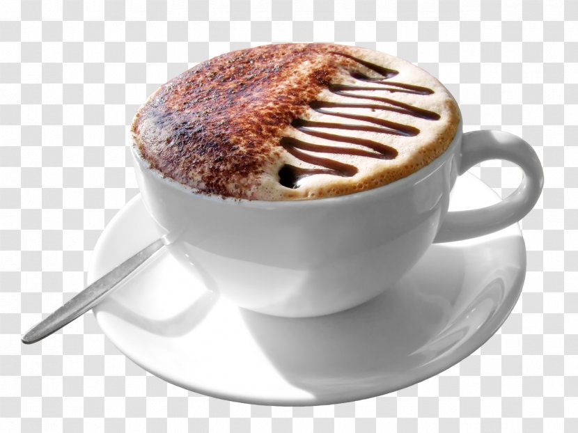 Cappuccino Espresso Coffee Café Au Lait Caffè Macchiato - Milk Transparent PNG