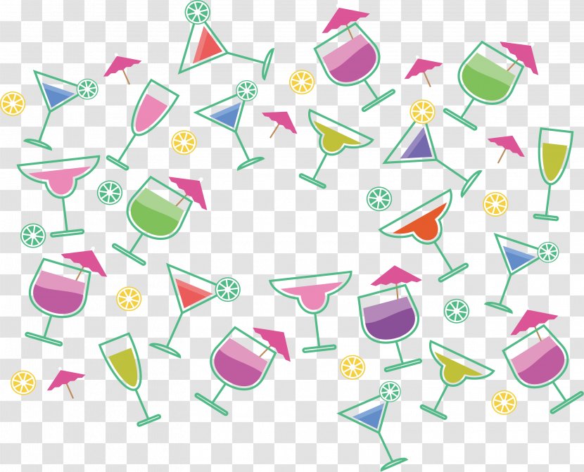 Cocktail Juice Wine Liqueur - Google Images - Colored Pattern Transparent PNG