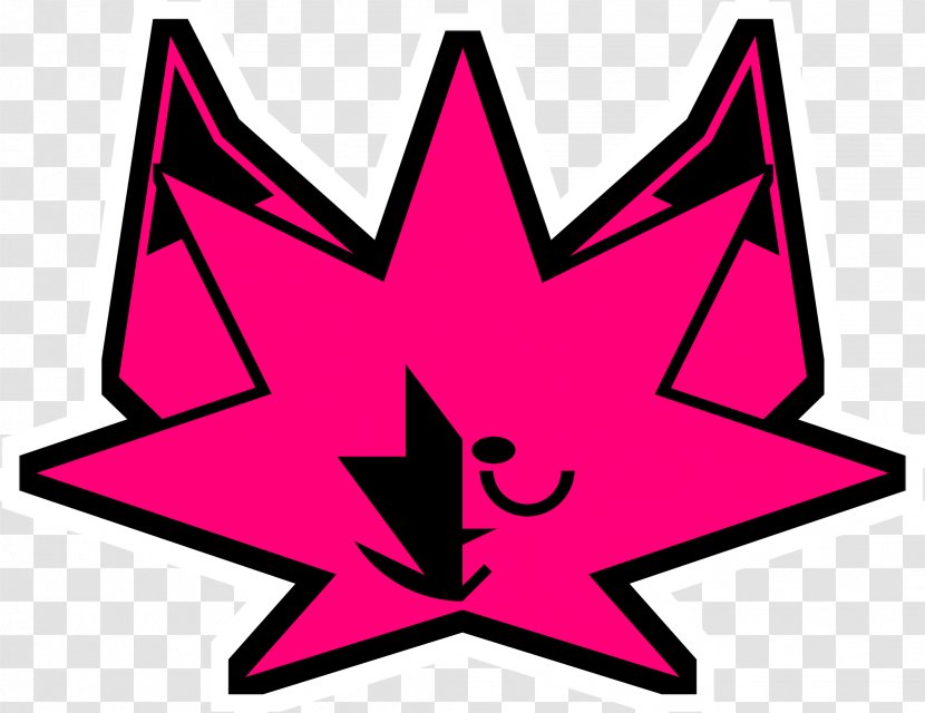 Cartoon Star - Pink M - Magenta Transparent PNG