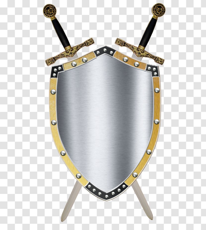 Middle Ages Shield Sword Knight Clip Art - Excalibur - Free Clipart Transparent PNG