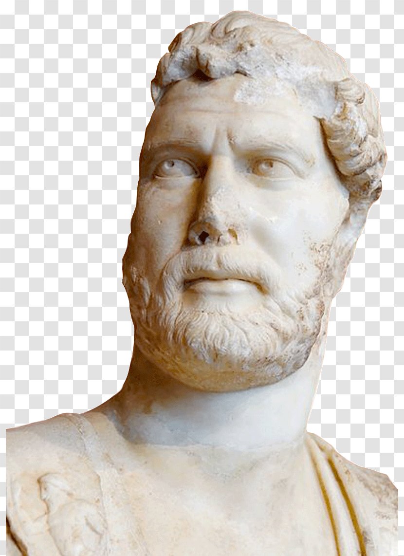 Publius Aelius Hadrianus Bust Roman Empire Pax Romana Emperor Transparent PNG