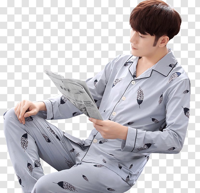 Sleeve Pajamas Clothing Taobao Pants - Dress Shirt - Home Transparent PNG