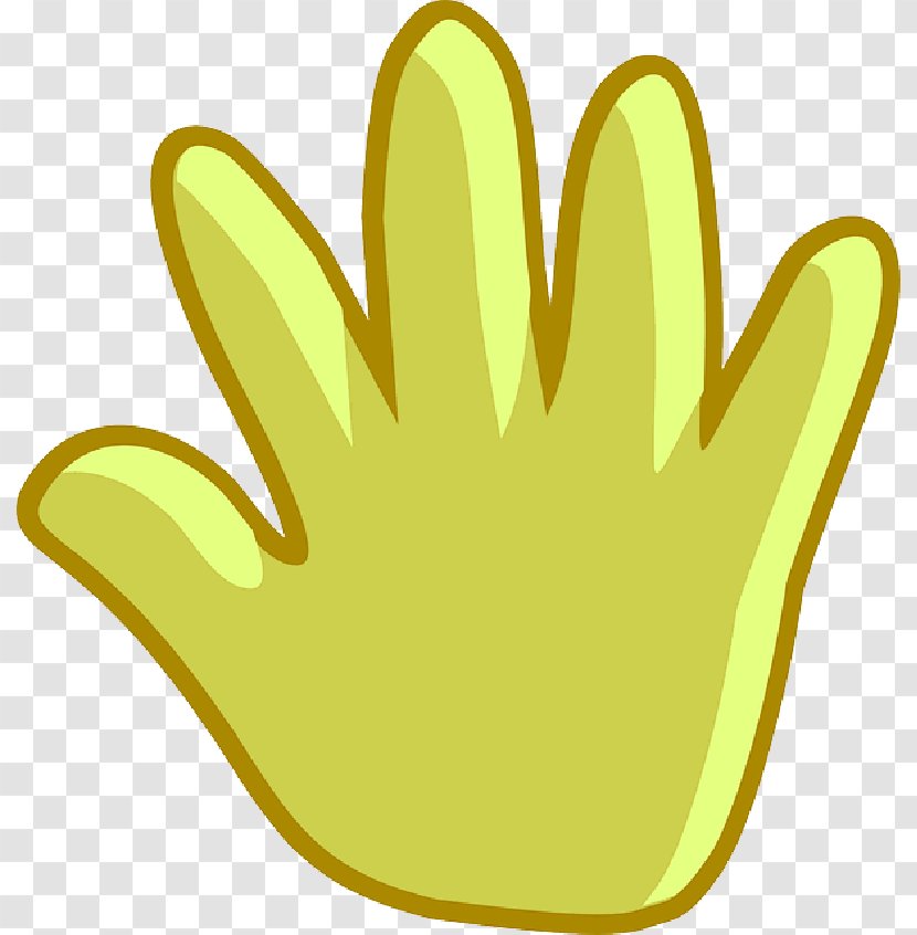 Clip Art Openclipart Hand-waving - Animation - Palm Of Your Hand Transparent PNG
