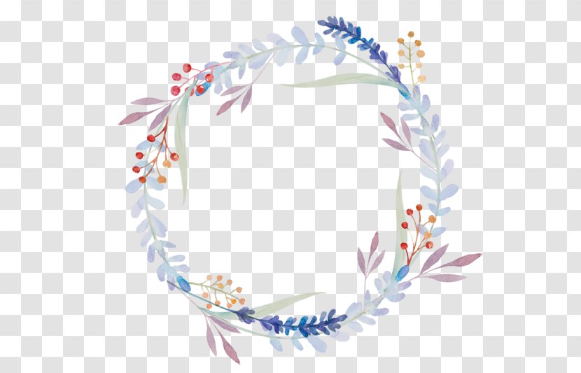 Wreath Watercolor Painting Stock Photography Flower - Symmetry - Plant Pattern Ring Transparent PNG