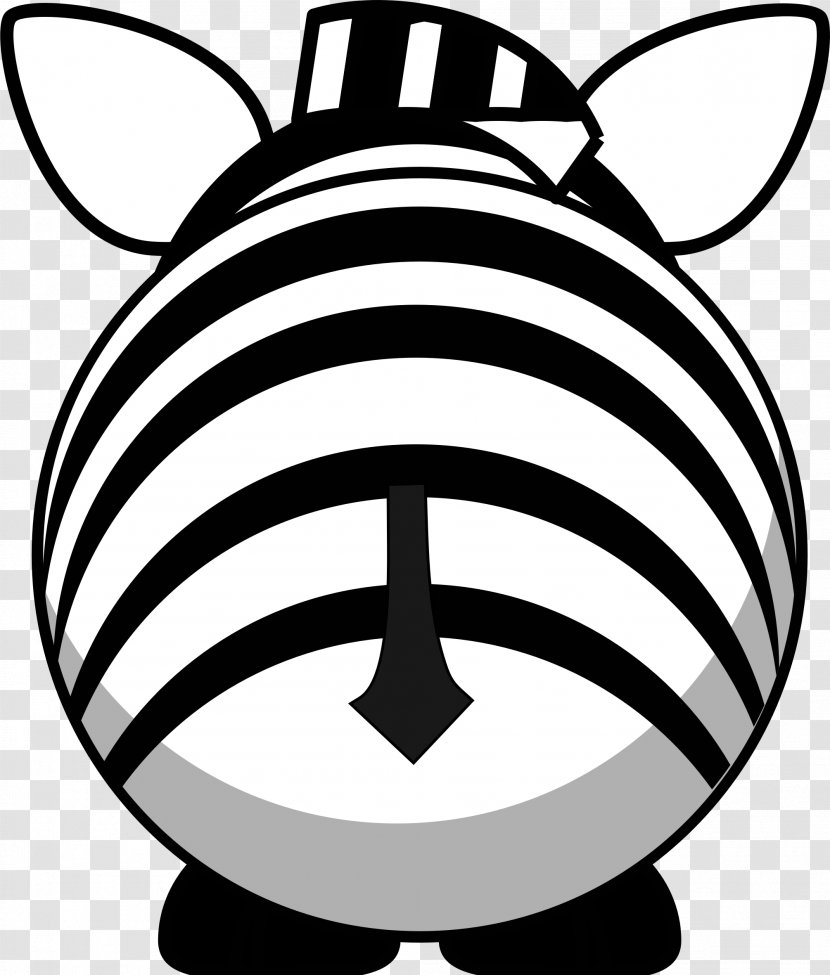 Clip Art Baby Zebra Image Cartoon - Drawing Transparent PNG