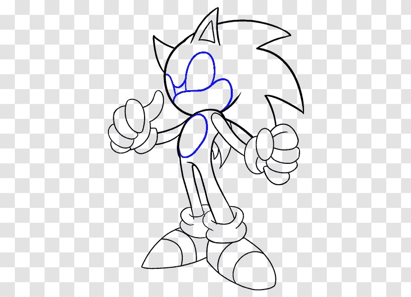 Ariciul Sonic Hedgehog And The Black Knight Drawing Sketch - Frame - Fuk Upper Lower Ends Shading Transparent PNG