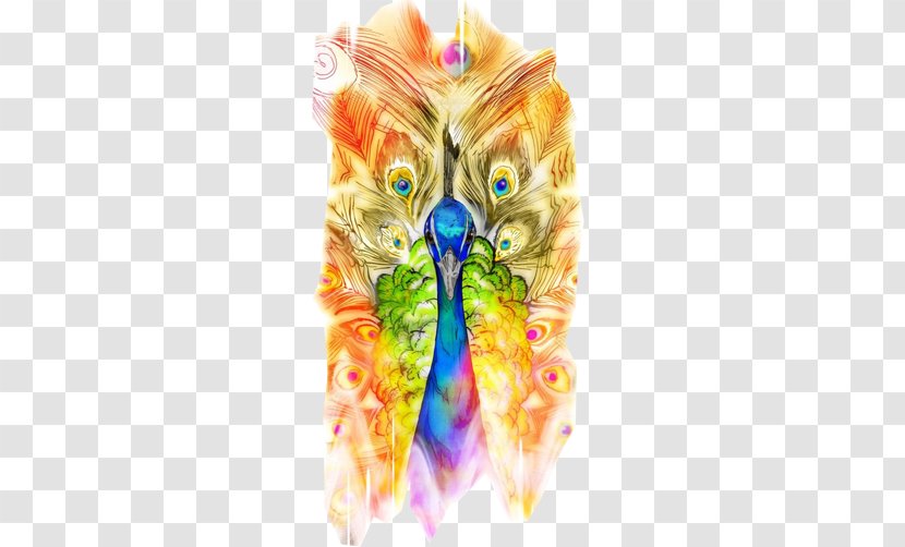 Peafowl Watercolor Painting Drawing Canvas - Whiskers - Mighty Hand-painted Peacock Transparent PNG