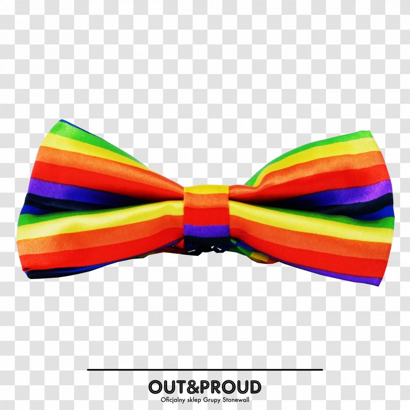 Bow Tie Rainbow Flag Necktie Stonewall Riots T-shirt - Fashion Accessory Transparent PNG