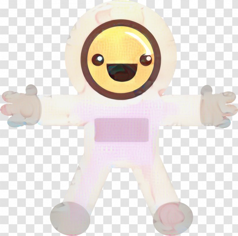 Astronaut Cartoon - Pink - Stuffed Toy Animation Transparent PNG