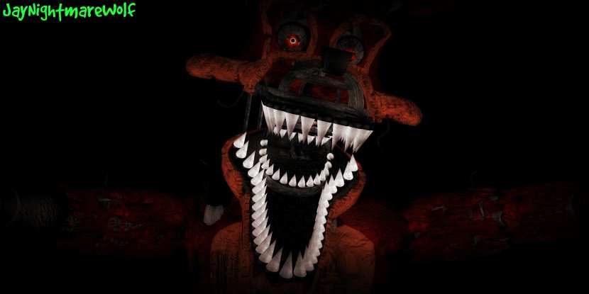 Five Nights At Freddy's 4 Jump Scare Desktop Wallpaper Nightmare - Skull - Foxy Transparent PNG