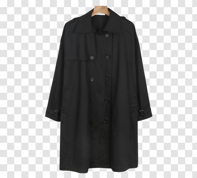 Overcoat Flight Jacket H&M - Trench Coat Transparent PNG
